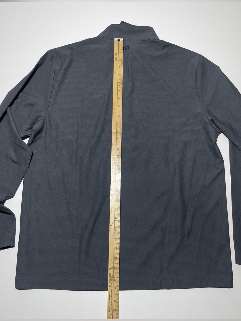 Travis Mathew Flight Tracker Half Zip Pullover Gray NWT Men’s Size L Golf - Picture 7 of 8